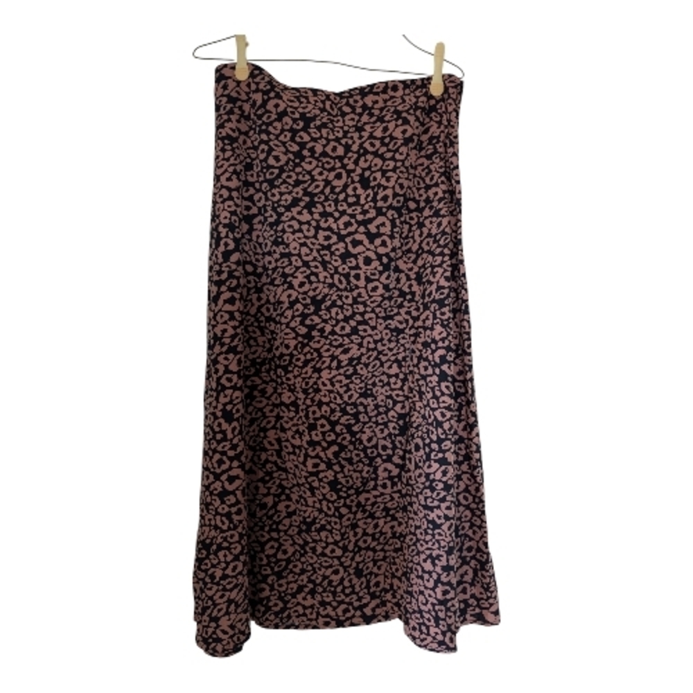 Emory Park Black and Tan A-Line Skirt NWT - L
